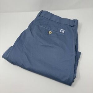 Southern Tide Men's Chino Shorts Blueish Gray Flat Front Cotton Twill Size 40